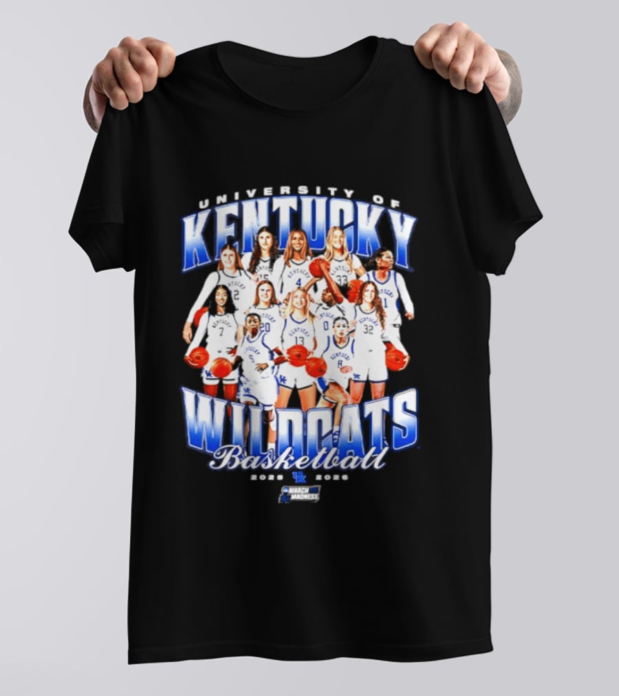University Of Kentucky Wildcats Basketball 2026 NCAA All Team T-Shirt