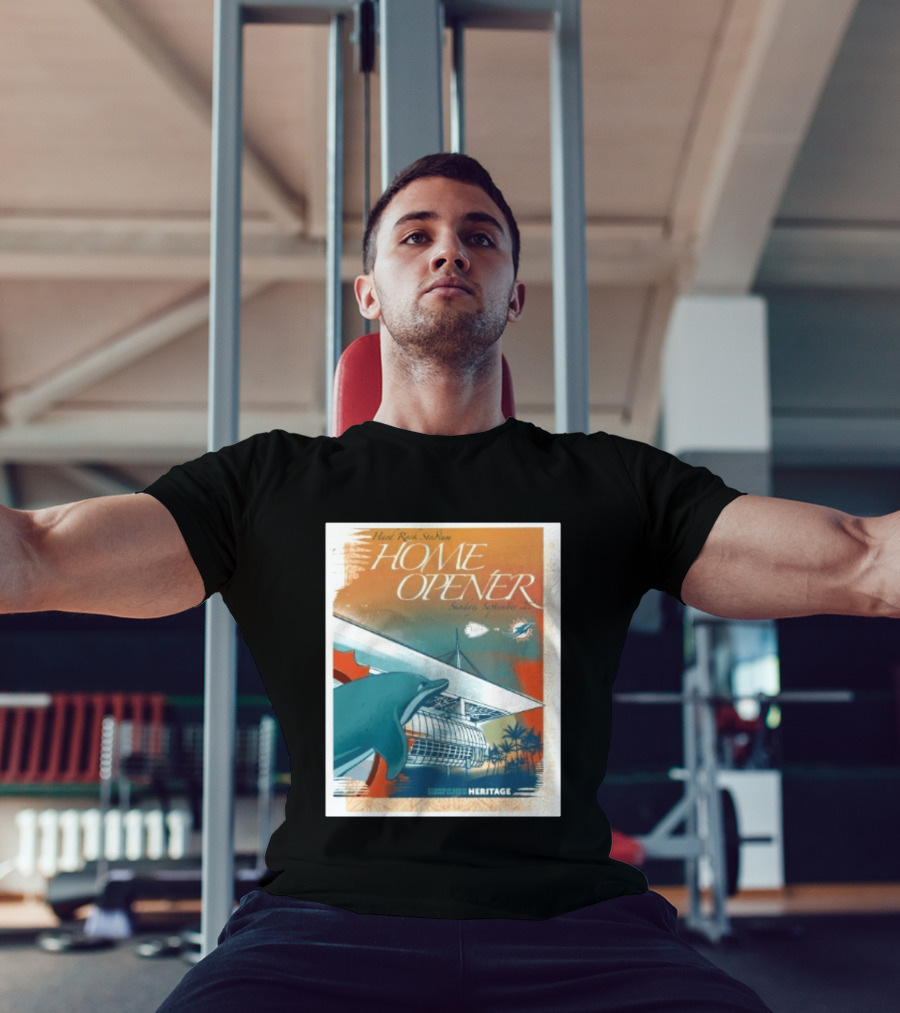 Hard Rock Stadium Home Opener Miami Dolphins Vs Kansas City Chiefs Sunday September 27 2026 Heritage T-Shirt
