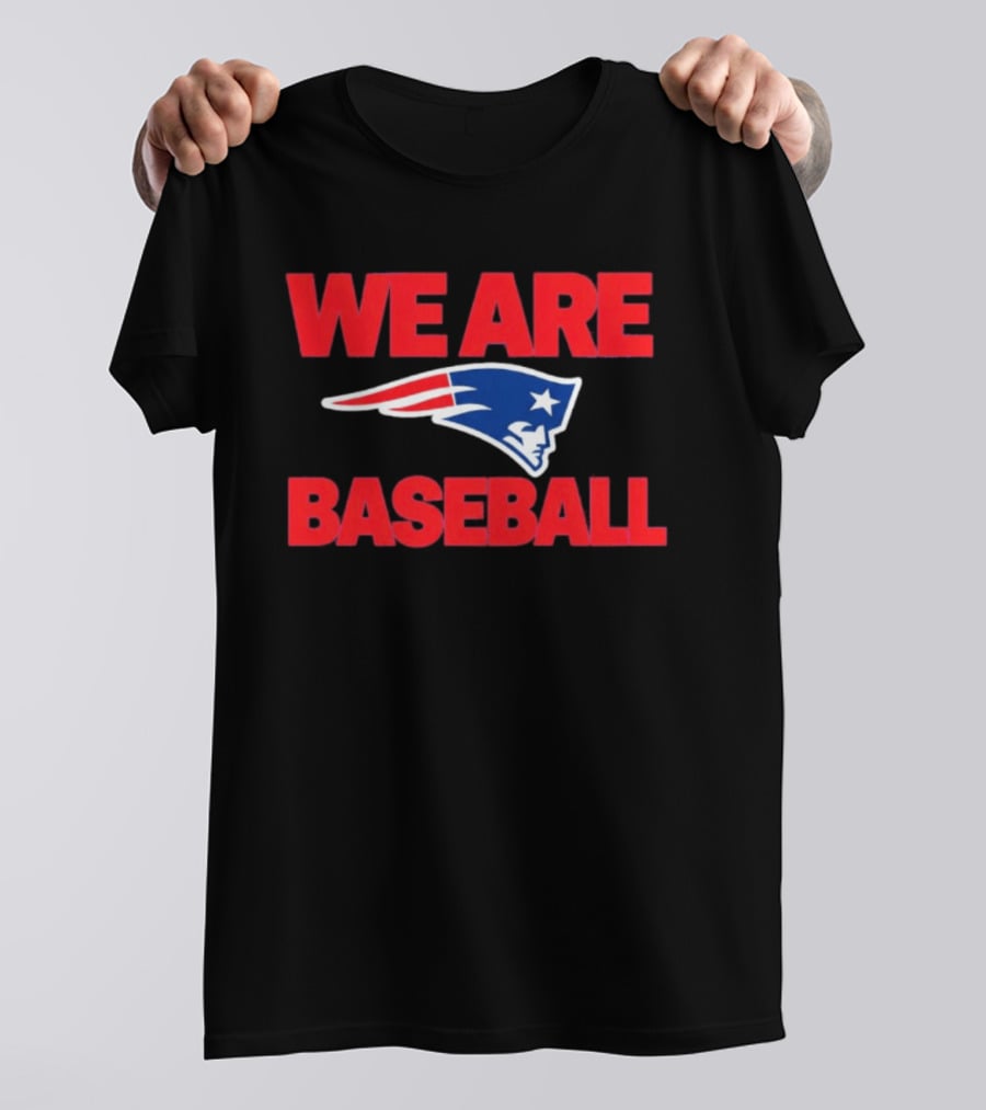 We Are Baseball Patriotic Sports Fusion T-Shirt