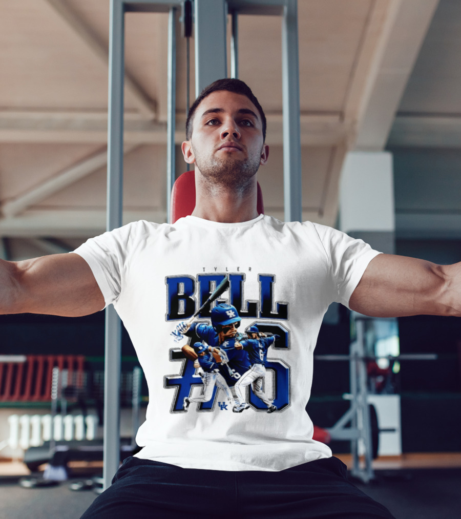 Tyler Bell 6 Kentucky Wildcats NCAA Baseball Player T-Shirt
