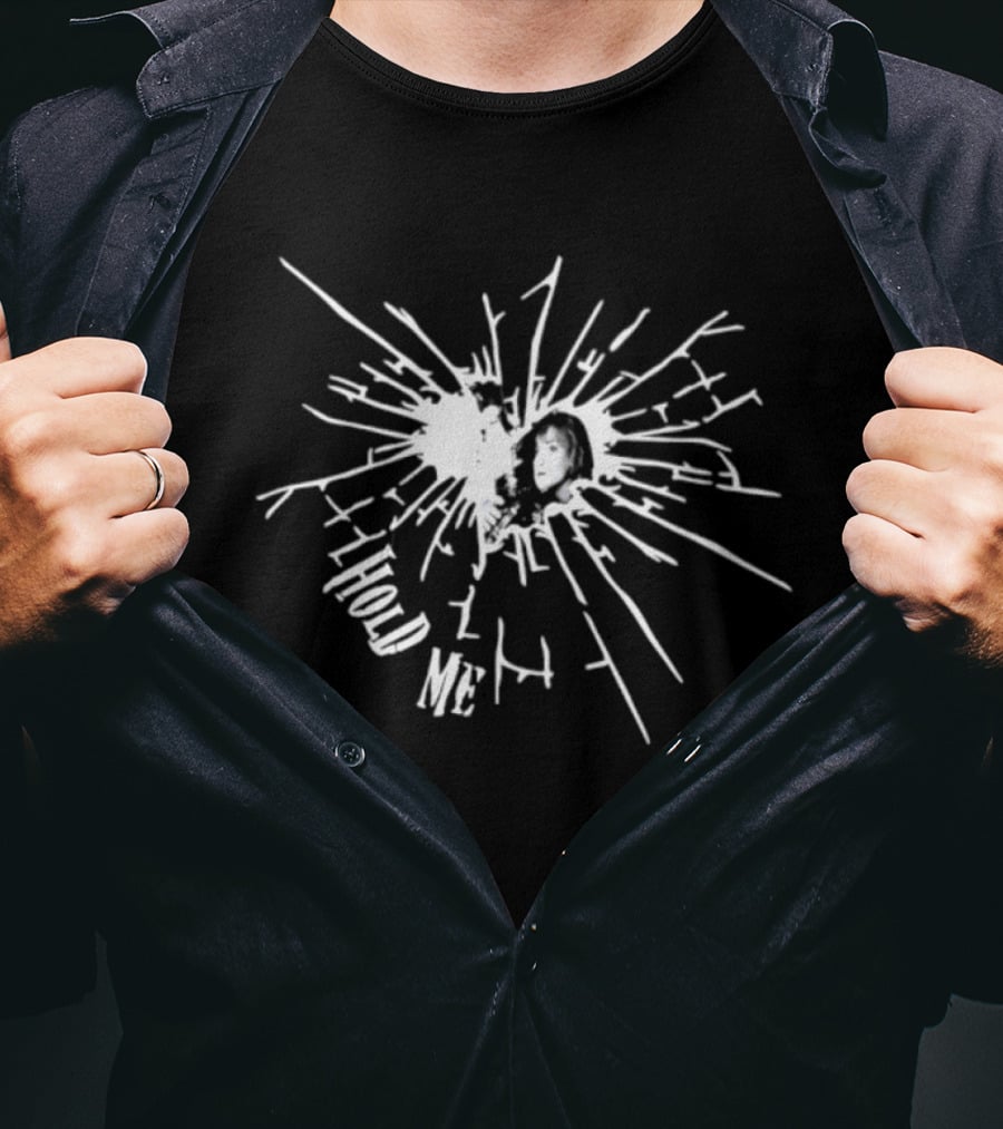 Edward Scissorhands Hold Me Edward And Kim Romantic Heartburst T-Shirt