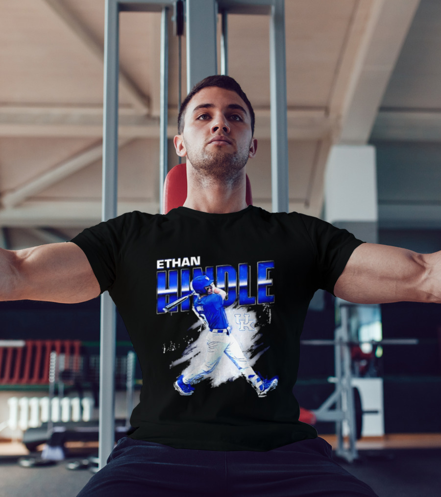 Ethan Hindle Kentucky Wildcats NCAA Baseball Player UK T-Shirt