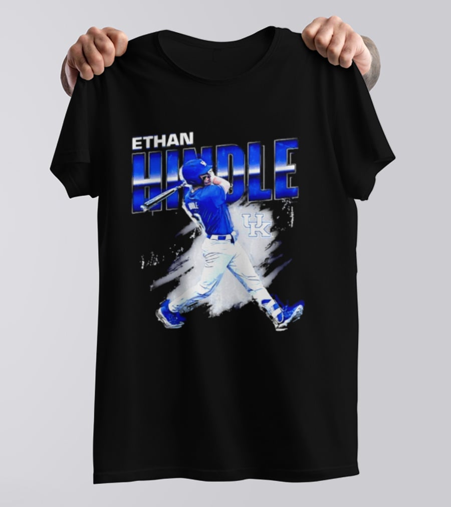 Ethan Hindle Kentucky Wildcats NCAA Baseball Player UK T-Shirt