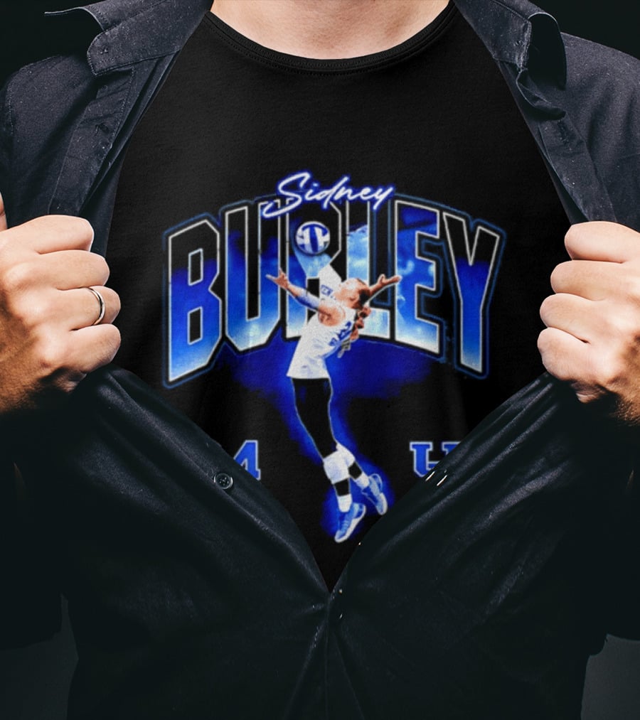 Sidney Burley 24 Kentucky Wildcats NCAA Volleyball T-Shirt