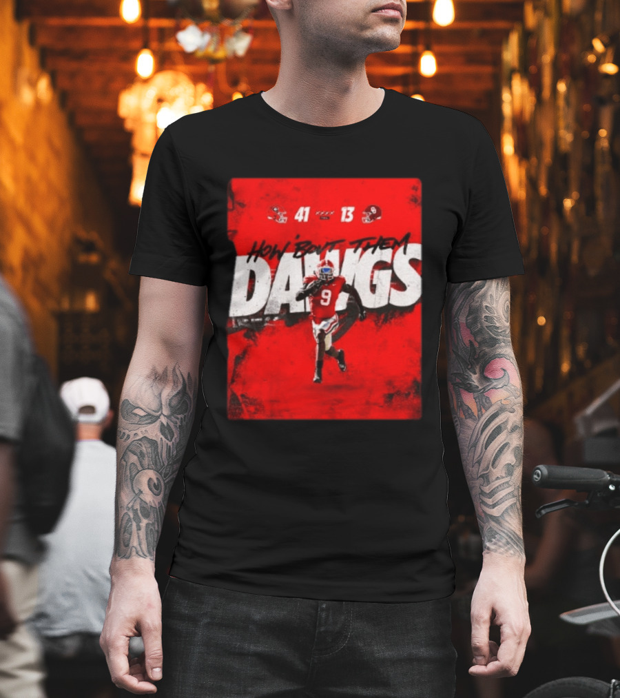 Georgia Bulldogs 41 13 Sooners How 'Bout Them Dawgs T-Shirt