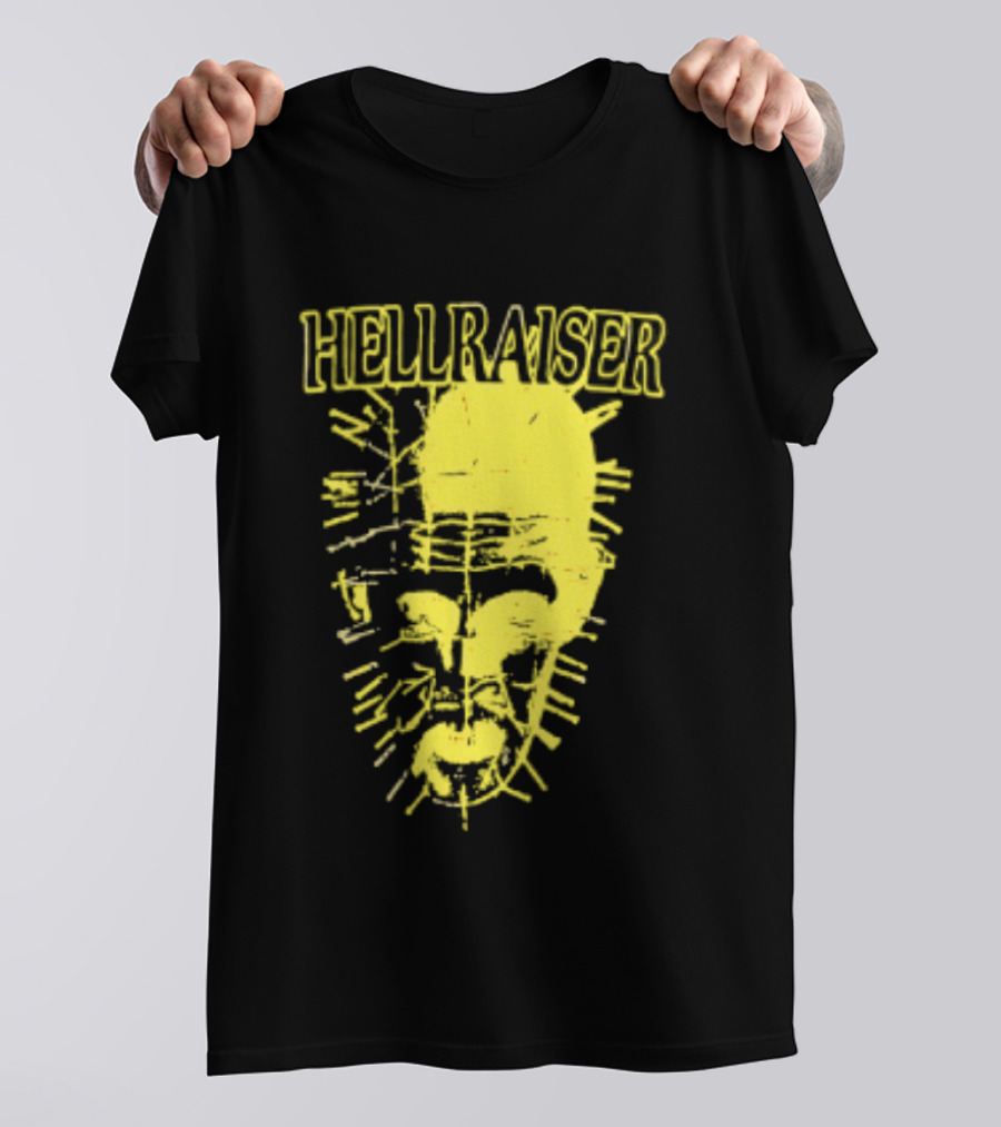 Hellraiser Pinhead Clive Barker Horror Movie Swag Head T-Shirt