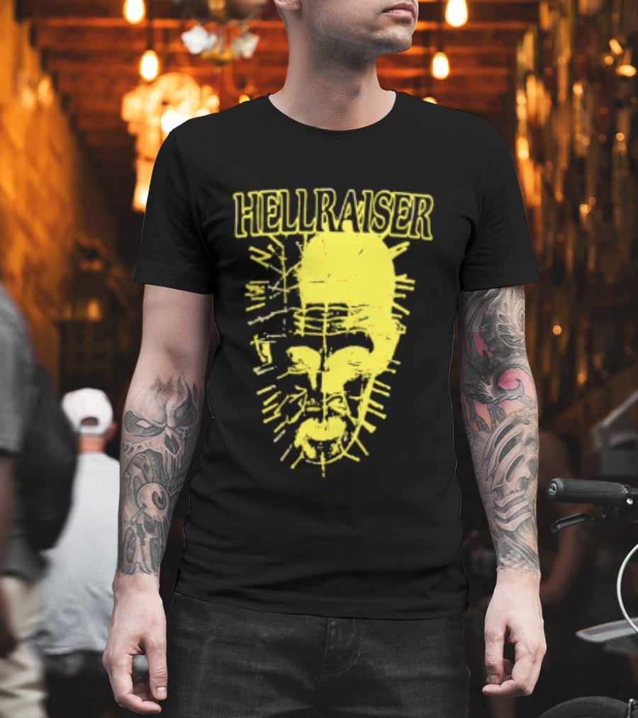 Hellraiser Pinhead Clive Barker Horror Movie Swag Head T-Shirt