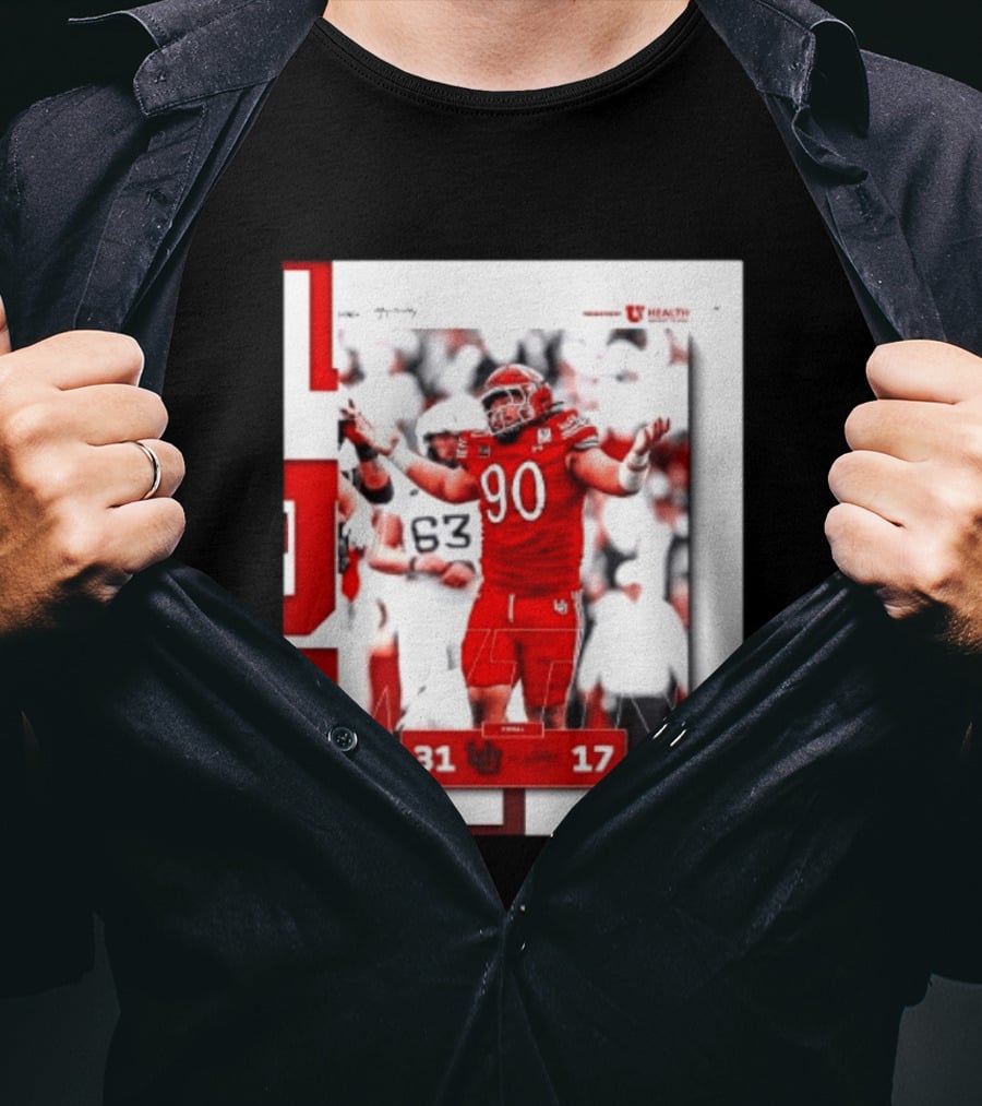 Utah Utes 31 17 Iowa State Cyclones 2026 Football Score Victory Celebration T-Shirt