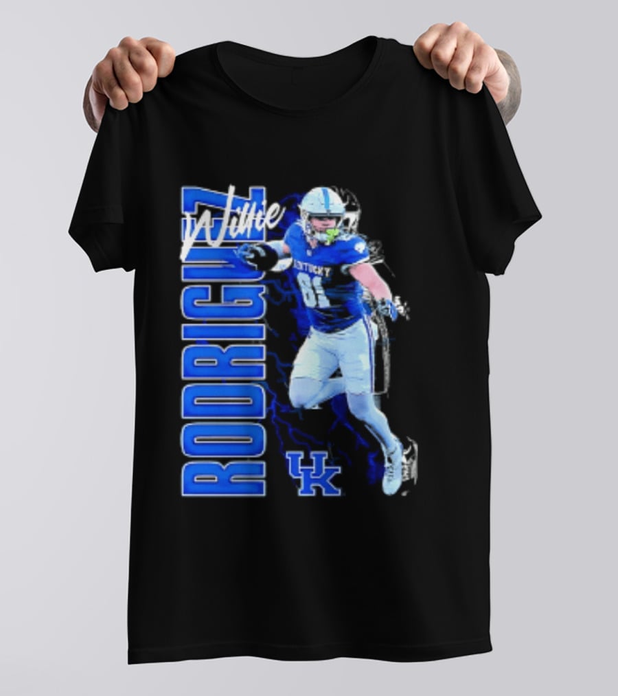 Willie Rodriguez Kentucky Wildcats NCAA Football UK T-Shirt