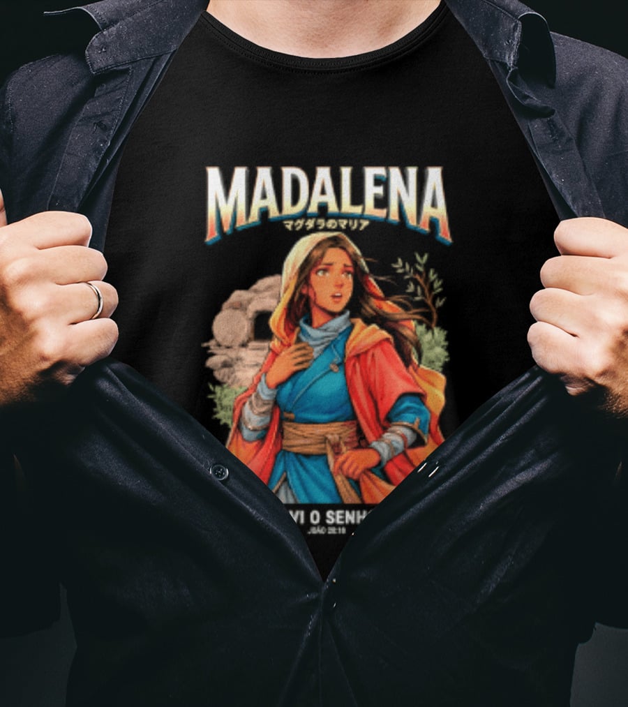 Madalena Eu Vi O Senhor Joao 20 18 Religious T-Shirt