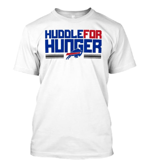 Buffalo Bills Huddle For Hunger Initiative With Joe Brady T-Shirt