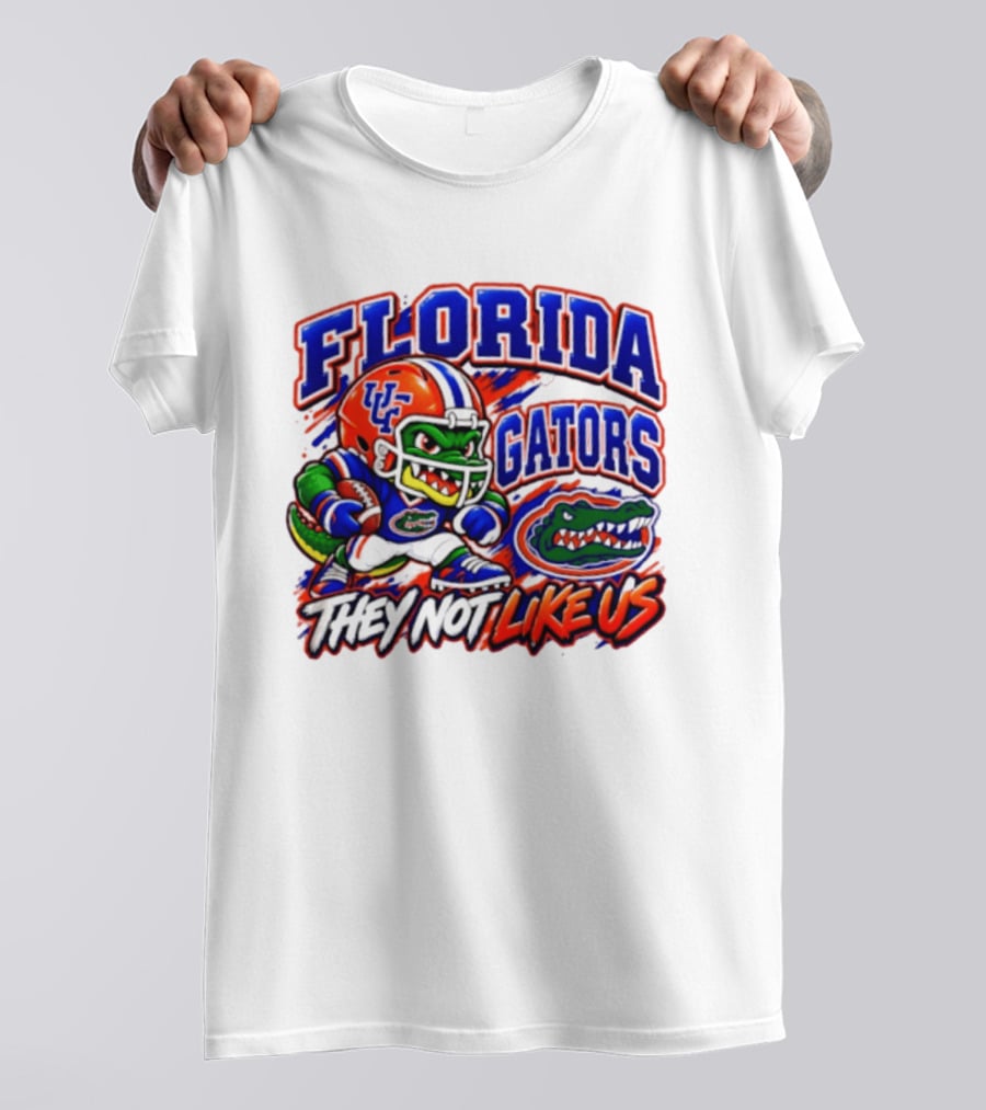Florida Gators NCAA Football Fierce Gator They Not Like Us T-Shirt