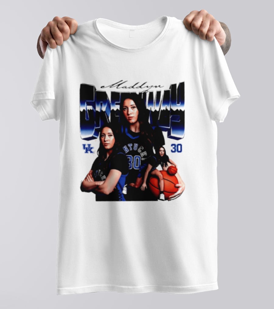 Maddyn Greenway 30 Kentucky Wildcats UK NTU Women's Basketball T-Shirt