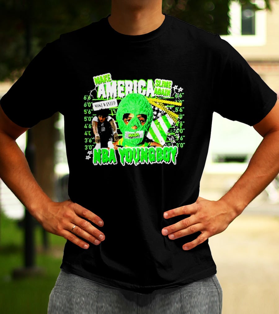 Make America Slime Again NBA Young Boy Tour T-Shirt