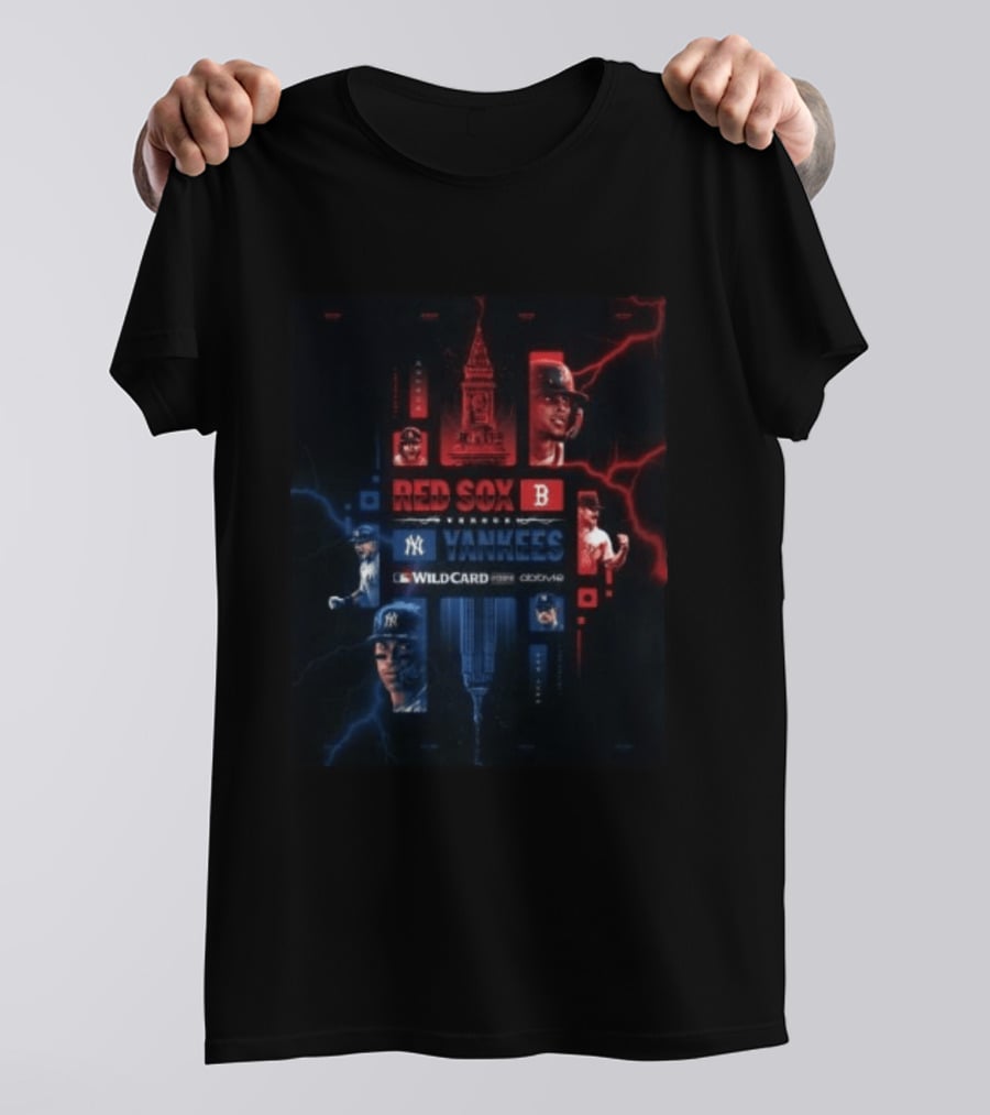 Boston Red Sox Vs New York Yankees 2026 MLB Wild Card Faceoff The Rivalry T-Shirt
