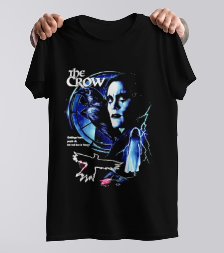 The Crow Buildings Burn People Die But Real Love Is Forever Movie Brandon Lee T-Shirt