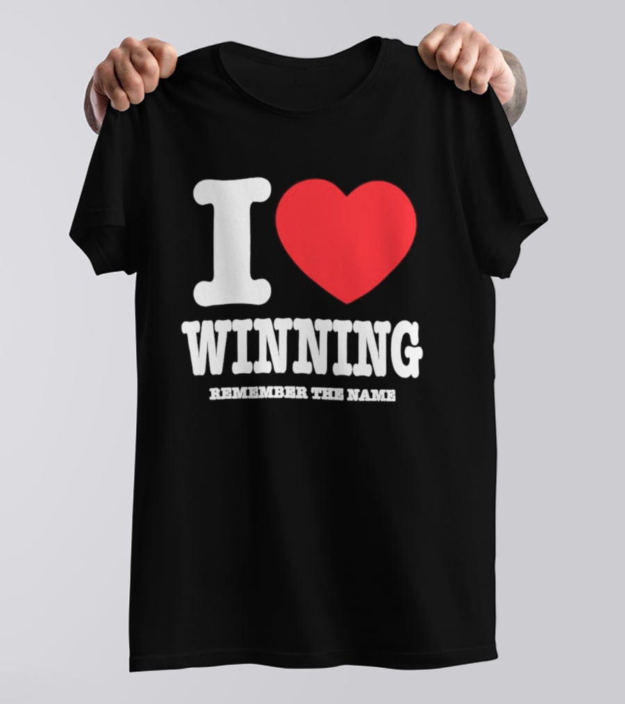 I Love Winning Remember The Name Donovan Ezeiruaku T-Shirt