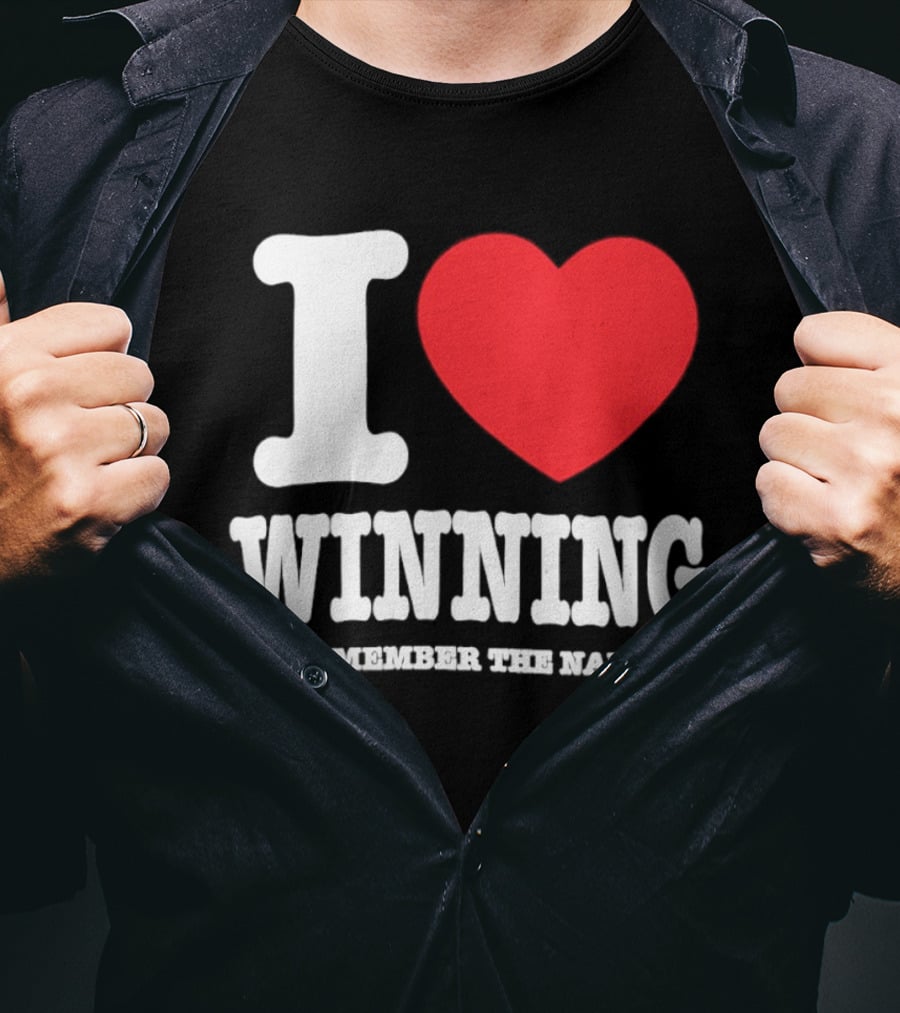 I Love Winning Remember The Name Donovan Ezeiruaku T-Shirt