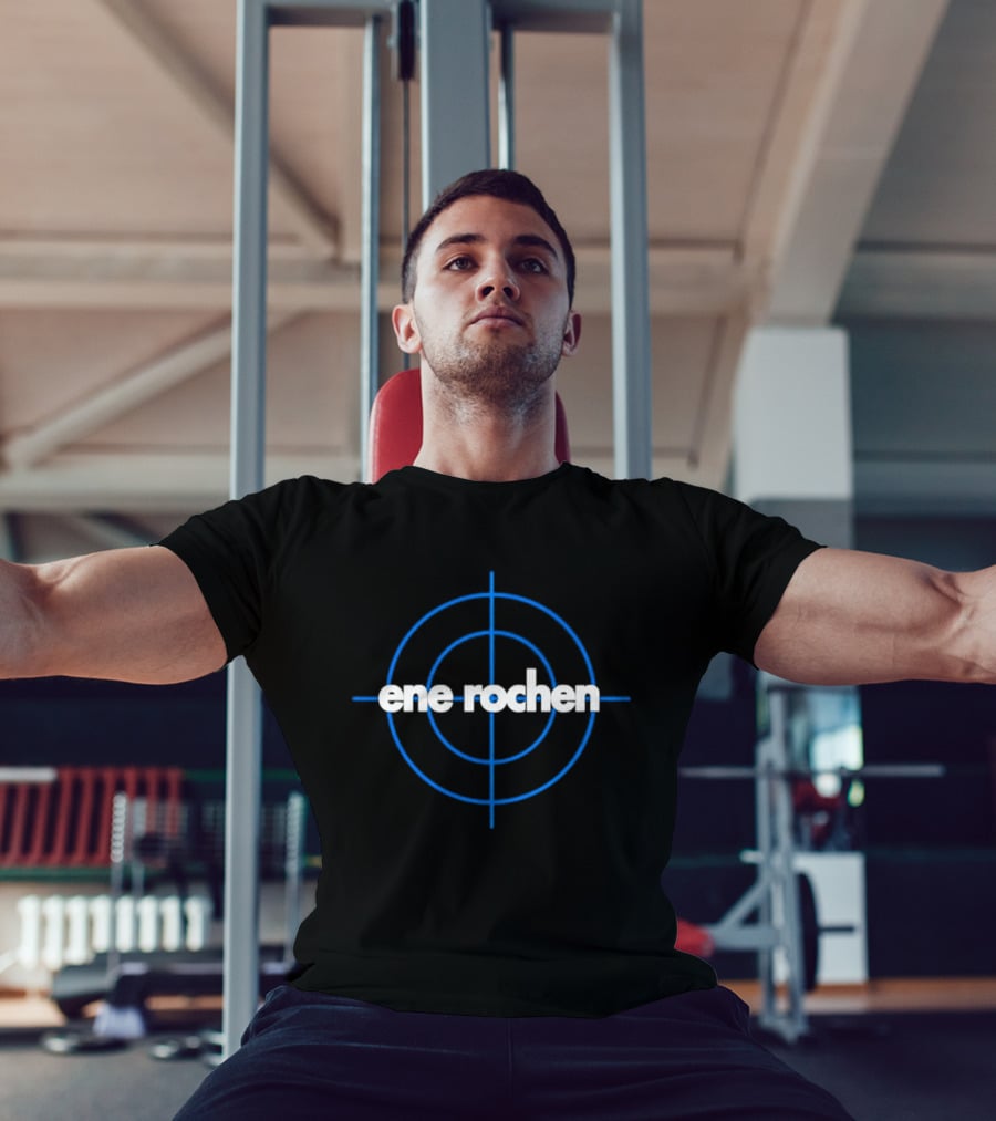 Ene Rochen Blue Target Crosshair T-Shirt