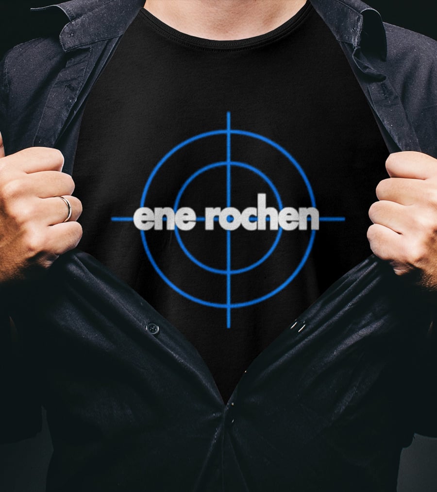 Ene Rochen Blue Target Crosshair T-Shirt