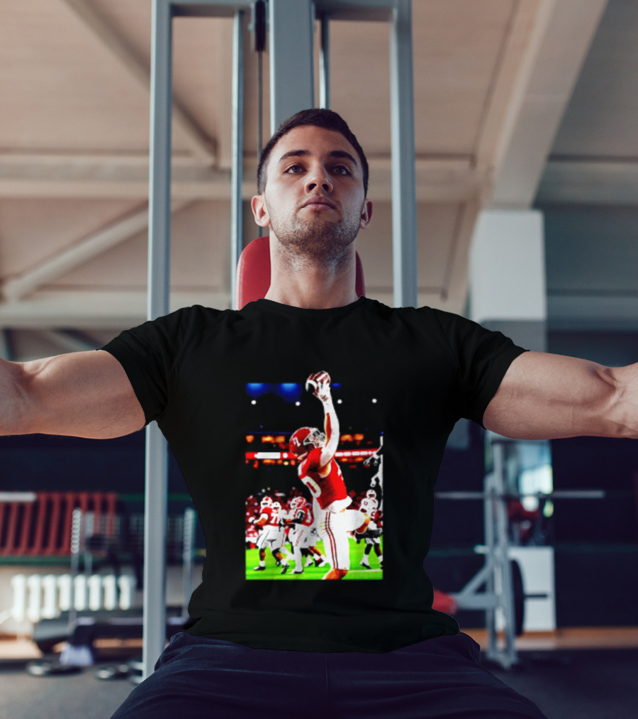 Alabama Crimson Tide Josh Ford One Handed Football Catch T-Shirt