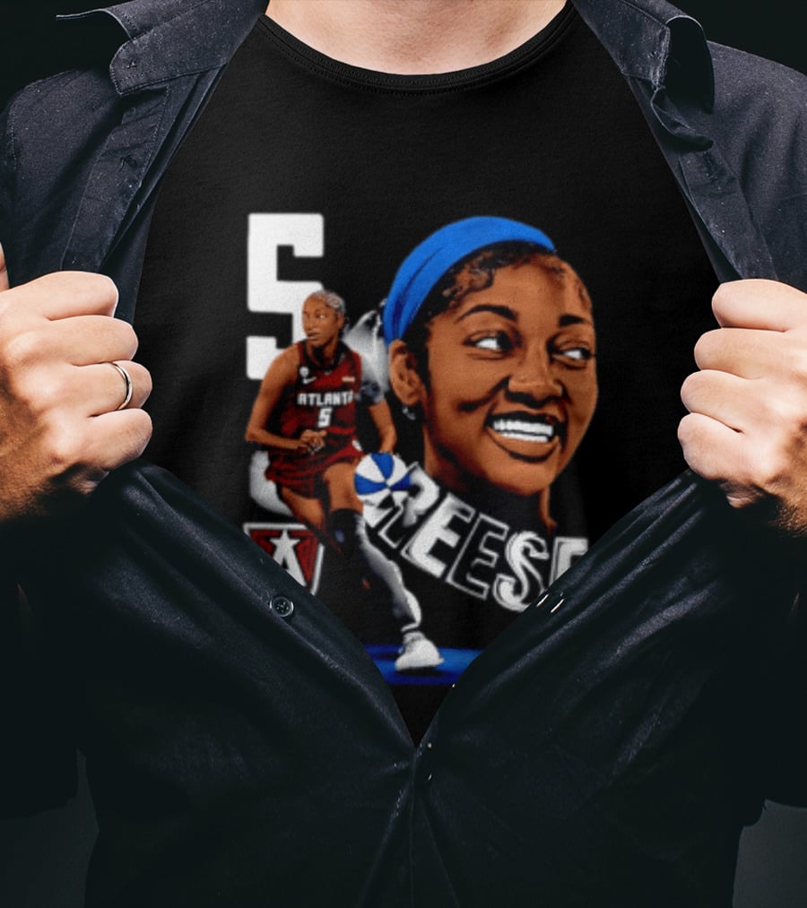 Angel Reese 5 Atlanta Dream WNBA Basketball Player Number 5 T-Shirt
