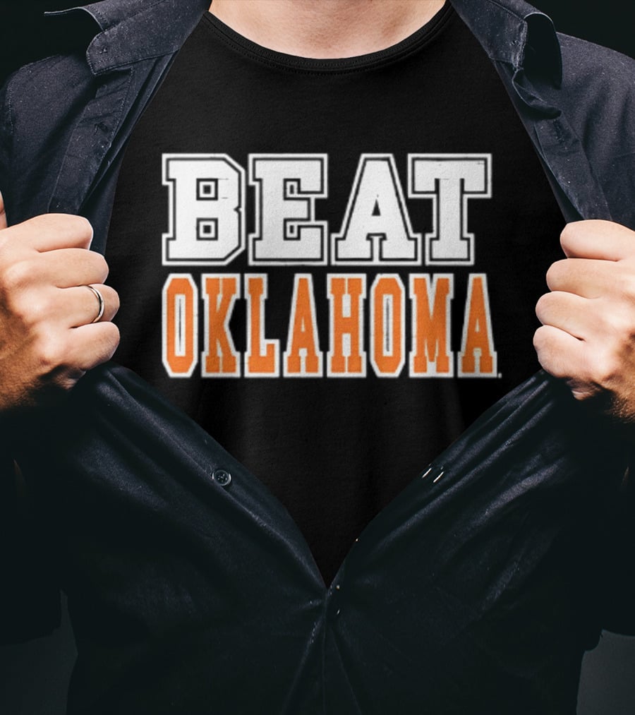 Beat Oklahoma Texas Longhorns NCAA Football Rivalry T-Shirt