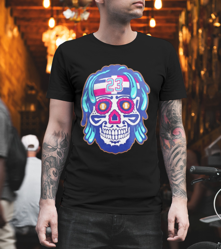 Fernando Tatis Jr. 23 San Diego Padres Sugar Skull T-Shirt