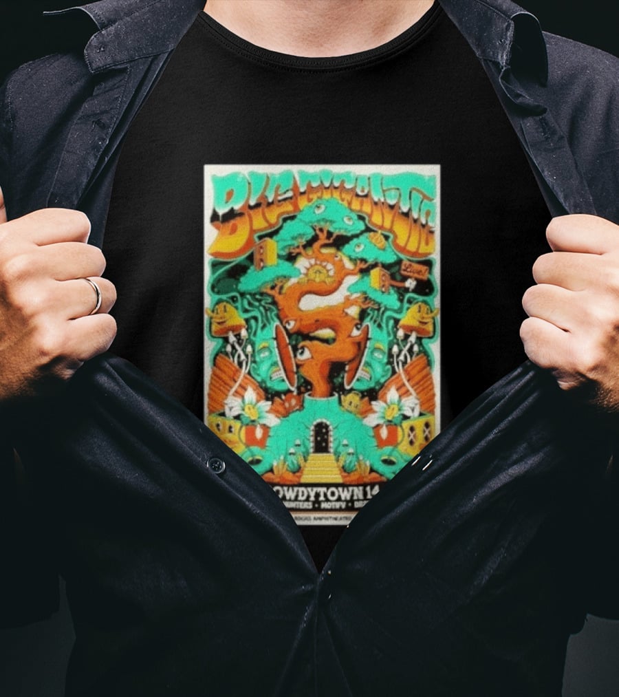 Boogie Nights Live Rowdytown 14 Red Rocks Amphitheatre 09.26.2026 The Funk Hunters Motifv Drew Birch T-Shirt