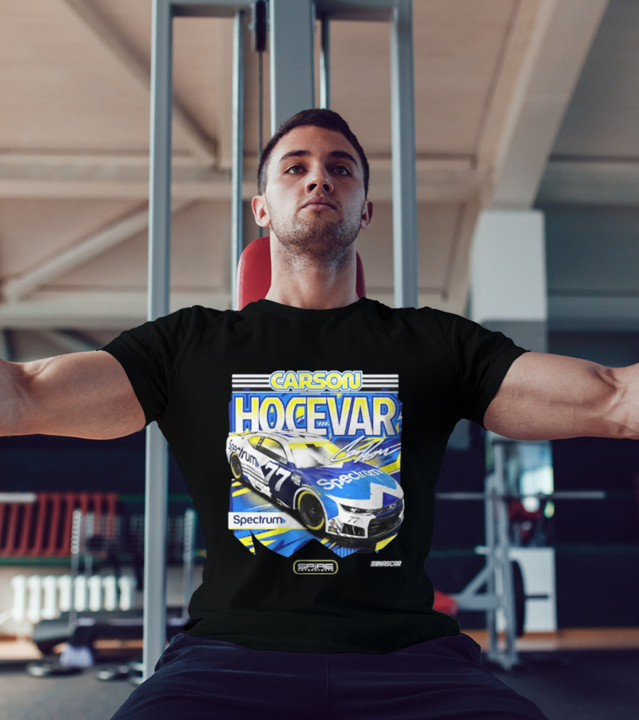 Carson Hocevar Spectrum 77 Racing Car Signature T-Shirt