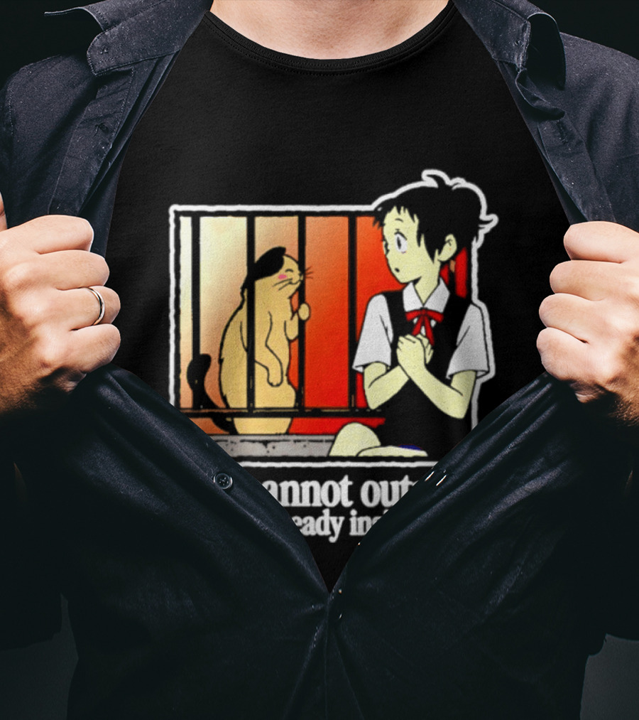 Haru Yoshioka And Natoru You Cannot Outrun What's Already Inside You T-Shirt