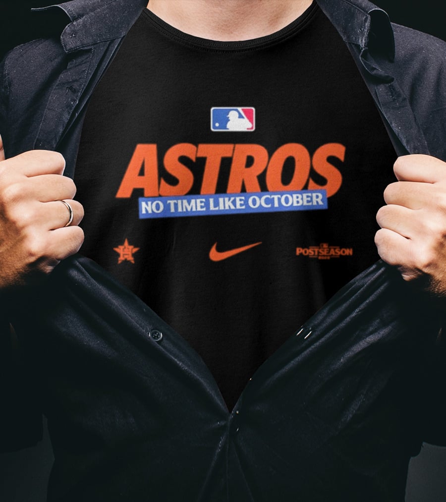 Houston Astros No Time Like October 2026 MLB Postseason Nike MLB T-Shirt