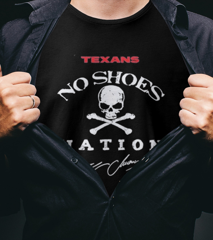 Texans No Shoes Nation Kenny Chesney 2027 Tour T-Shirt