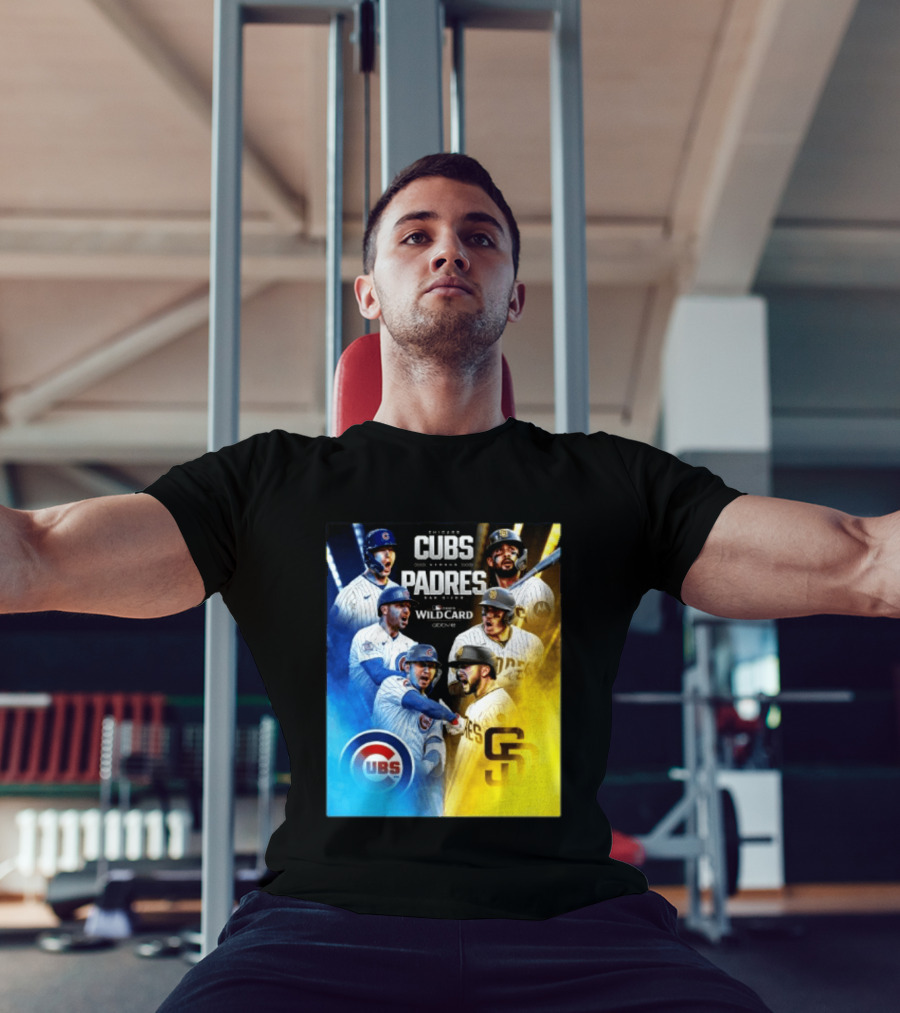 Chicago Cubs Vs San Diego Padres 2026 MLB NL Wild Card Showdown Baseball Fan Gear T-Shirt