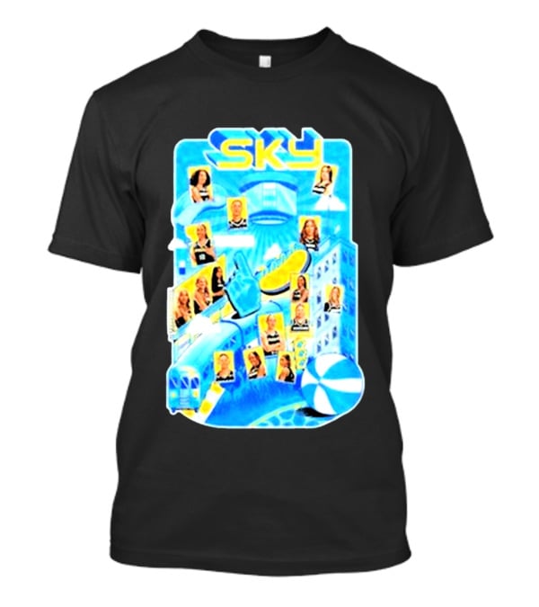 Chicago Sky WNBA 2026 Appreciation Night Black Team Celebration Skyline T-Shirt