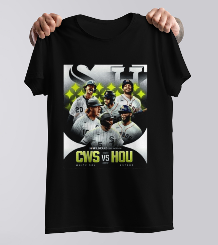 CWS Vs HOU 2026 MLB AL Wild Card White Sox Astros Rivalry T-Shirt