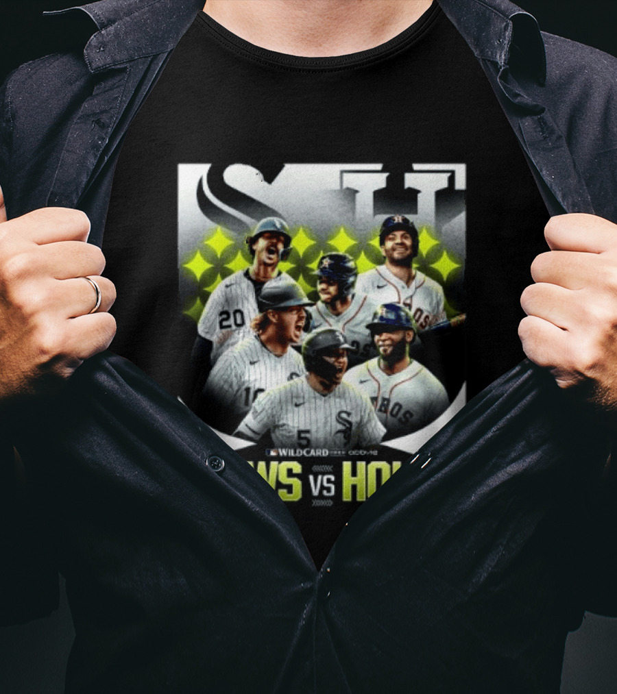 CWS Vs HOU 2026 MLB AL Wild Card White Sox Astros Rivalry T-Shirt