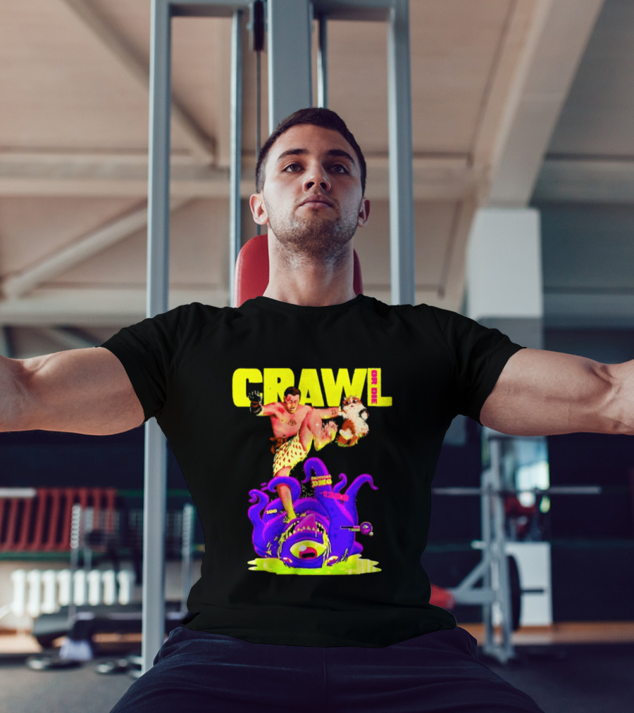 Crawl Or Die Critical Damage RPG Gamer Monster Attack T-Shirt