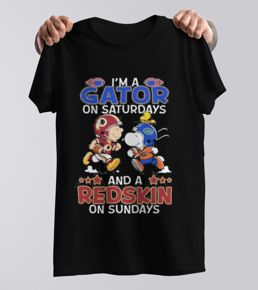 I'm A Gator On Saturdays And A Redskin On Sundays T-Shirt