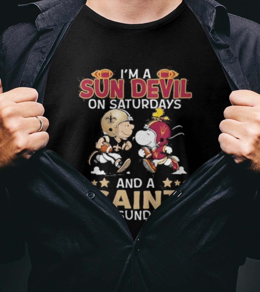 Sun Devil Saturdays Saint Sundays Fan Gear T-Shirt