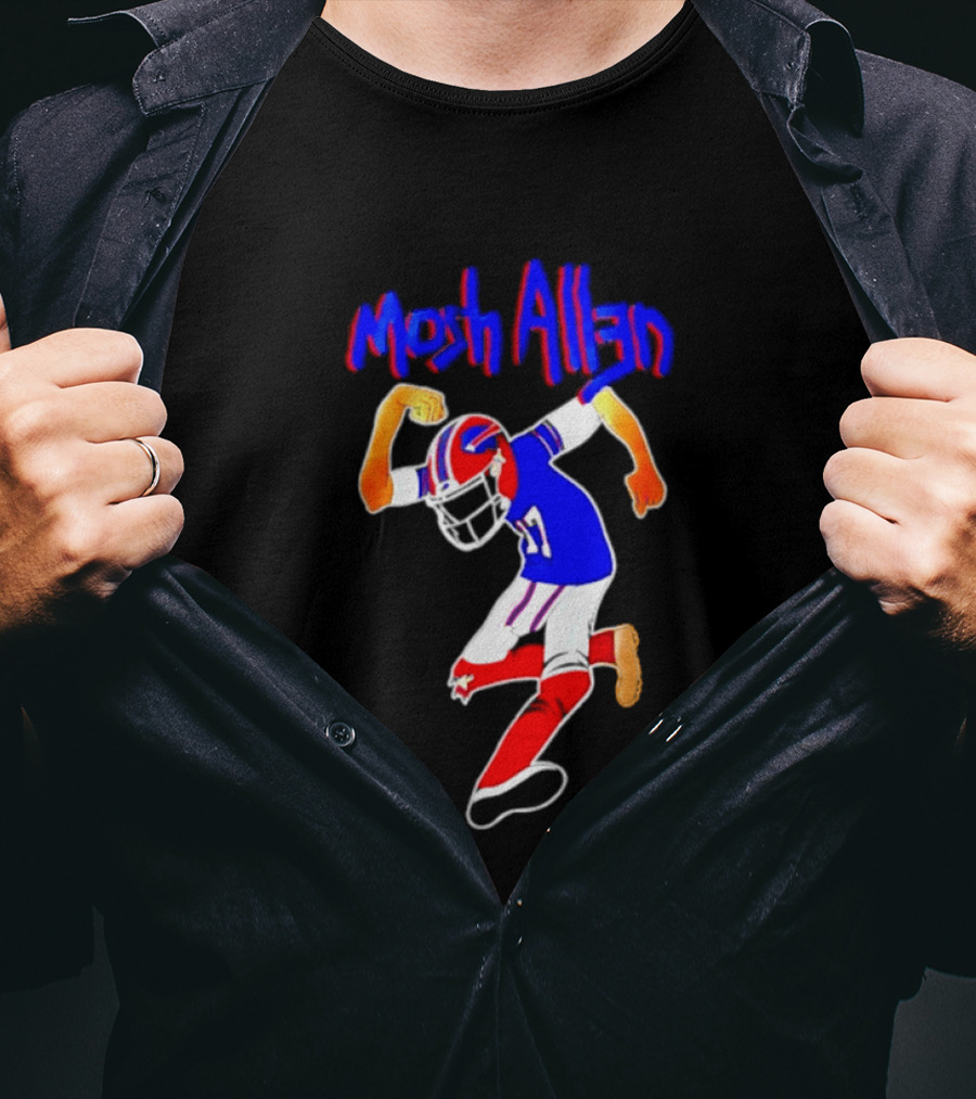 Buffalo Bills Josh Allen Mosh Allen Football Player T-Shirt