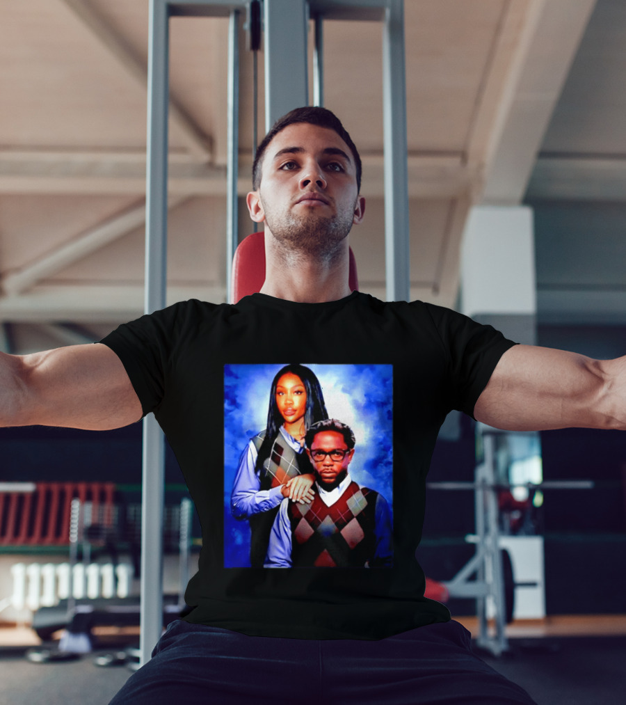 Kendrick Lamar SZA Stepbrothers Meme Argyle Sweater Humor T-Shirt