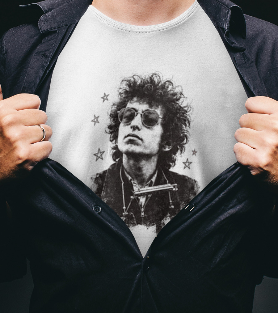 Bob Dylan Cream Disco Ball For Folk Fans Forever Following The Song T-Shirt