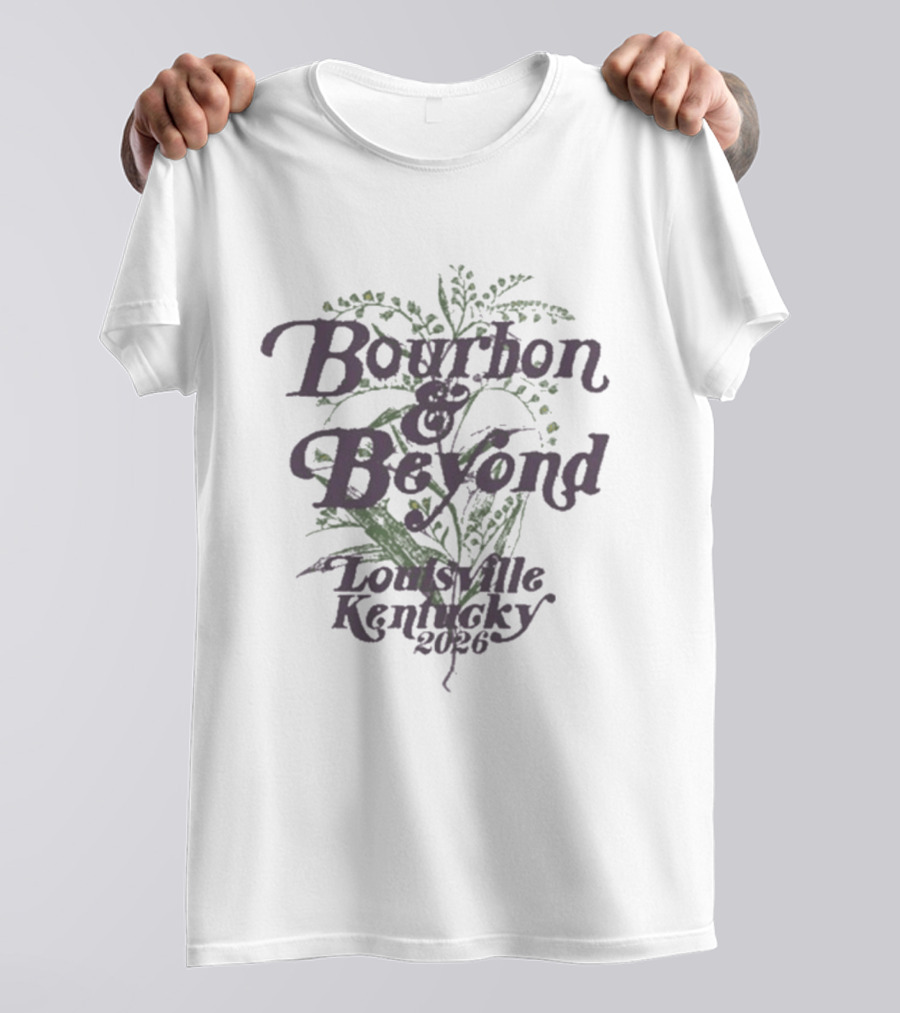 Bourbon & Beyond Louisville Kentucky 2026 Floral T-Shirt