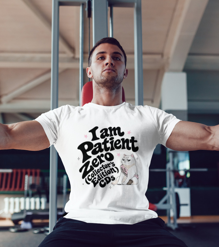 I Am Patient Zero Collectors Edition CDs Cat With Pink Bandana T-Shirt