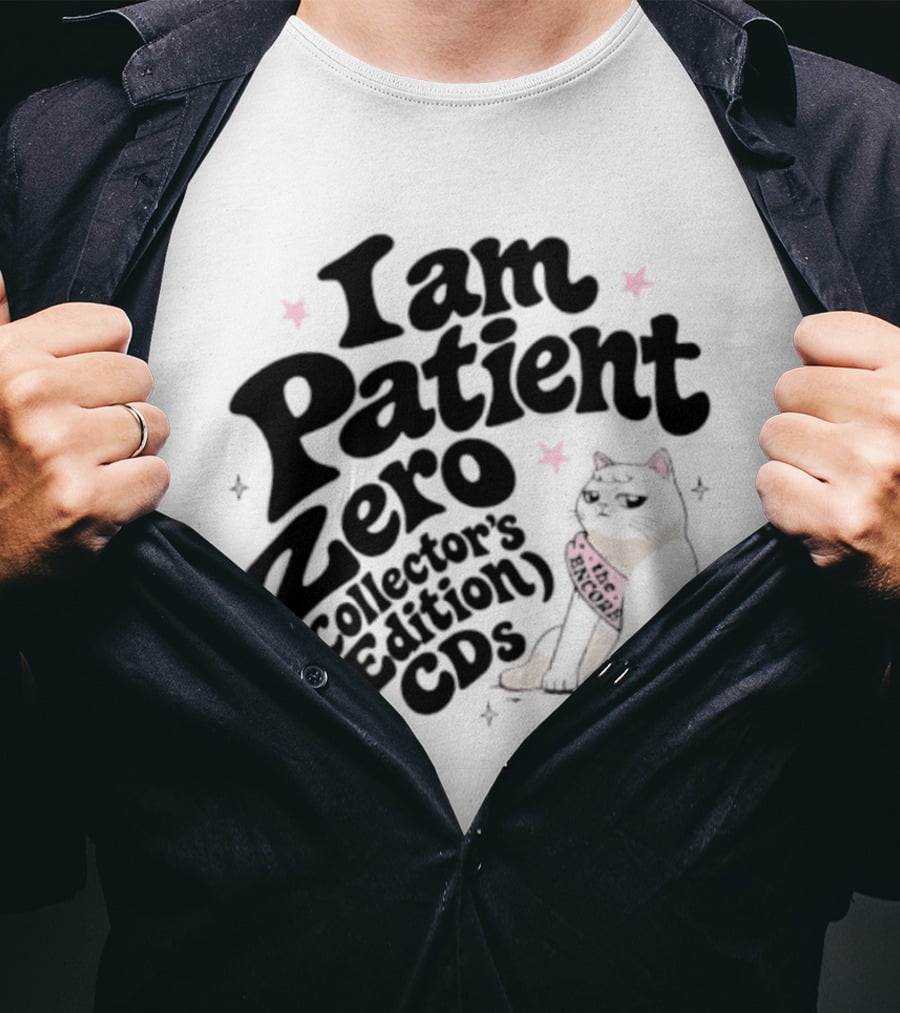 I Am Patient Zero Collectors Edition CDs Cat With Pink Bandana T-Shirt