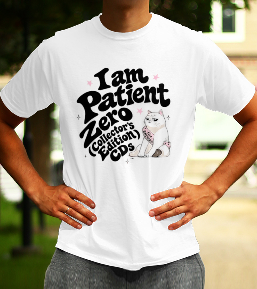 I Am Patient Zero Collectors Edition CDs Cat With Pink Bandana T-Shirt