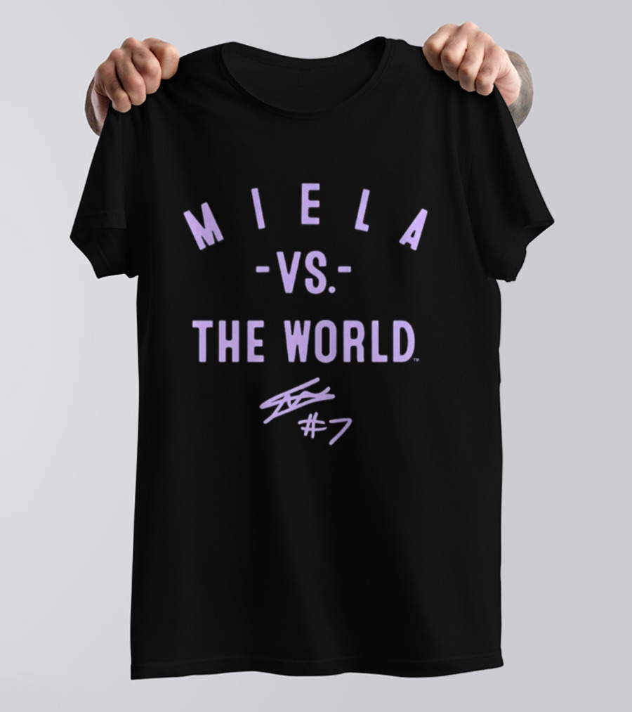 Miela Versus The World Signature Number 7 T-Shirt