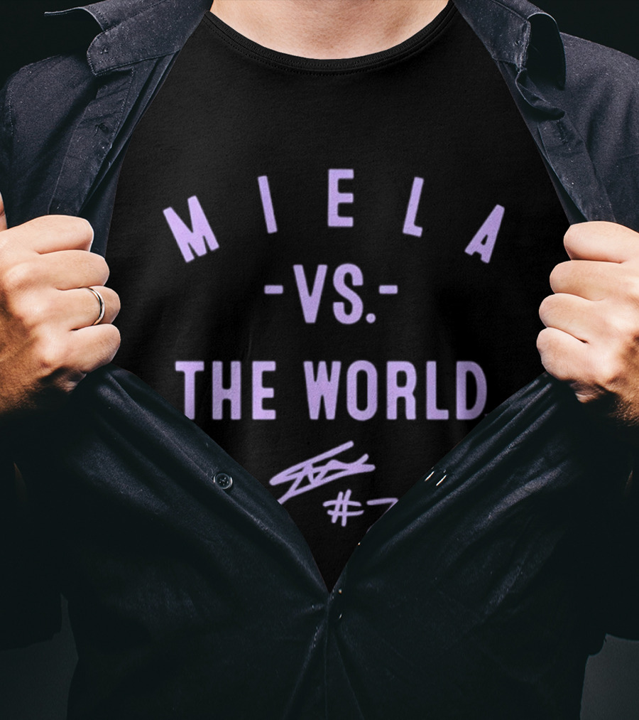 Miela Versus The World Signature Number 7 T-Shirt
