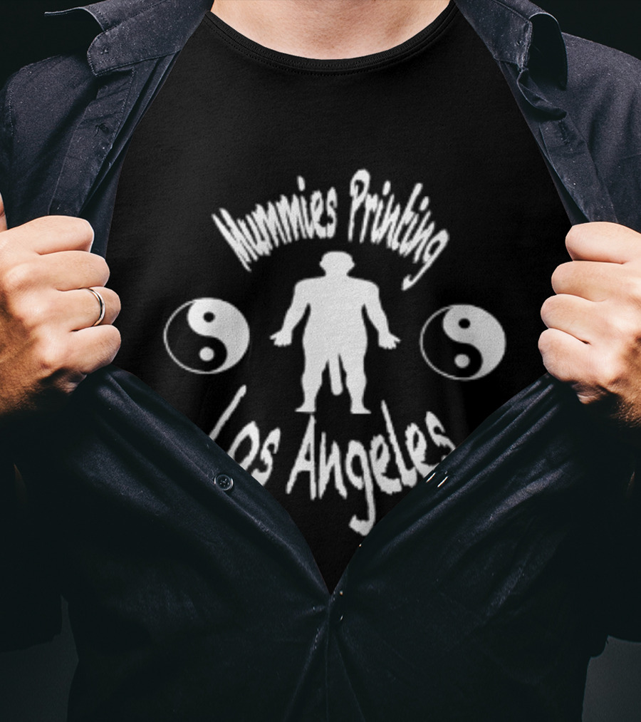 Mummies Printing Yin Yang Los Angeles T-Shirt